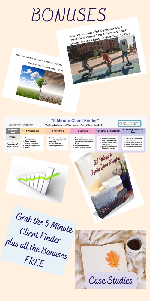 Lightworker Client Finder Workshop: Use the 5-Minute Client Finder